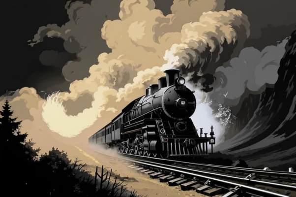 Проводы («Удаляясь быстро-быстро…»)