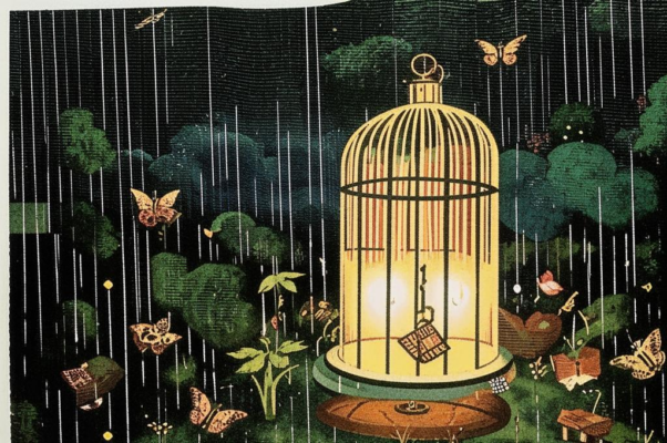 Дождь в детском саду