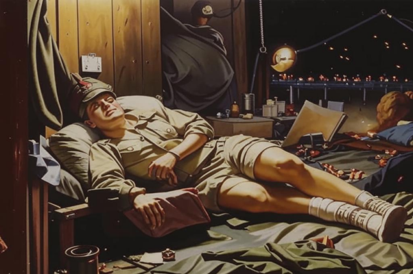 После боя («Сон короткий после бо…»)