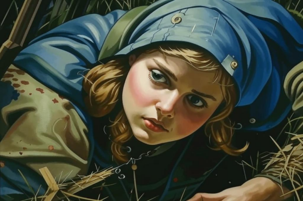 Сестра («Когда, упав на поле боя …»)