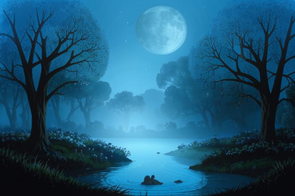 Тени («Лунный свет, как голубой туман…»)