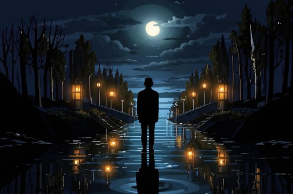 Элегия («Глухая ночь.  Опять с страдальческой тоской…»)