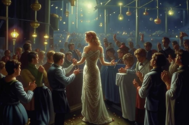 «Толпа теснилася. Рука твоя дрожала...»