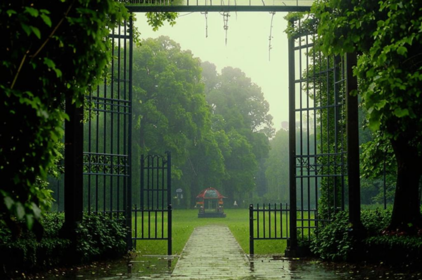 «Зашумел, закачался взволнованный сад...»