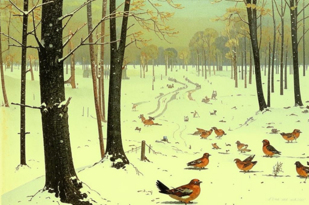 «Белый снег мутнеет в блеске...»