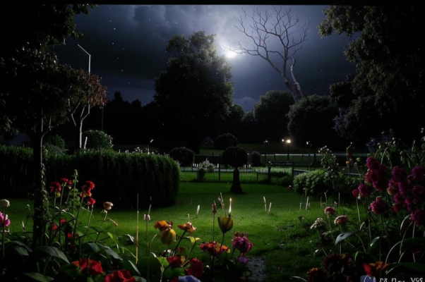 После грозы («Вечером темным, грозою взволнованный…»)