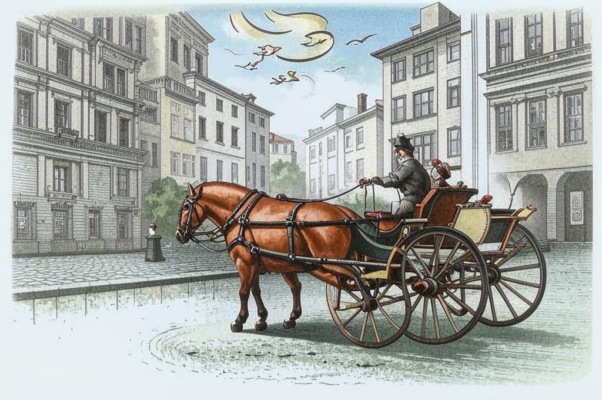 В дилижансе