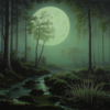 Notturno («Полосы лунного света легли…»)