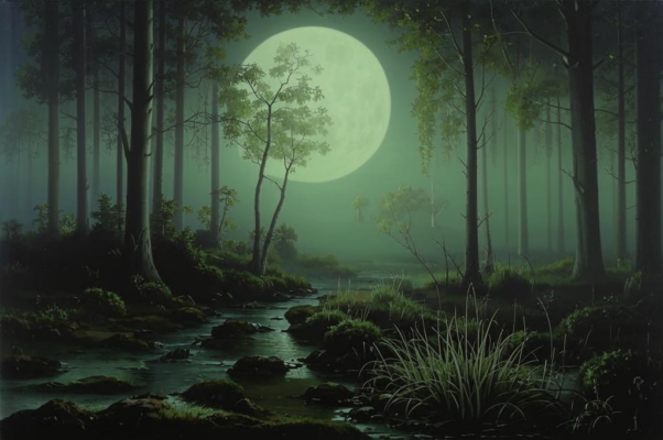 Notturno («Полосы лунного света легли…»)