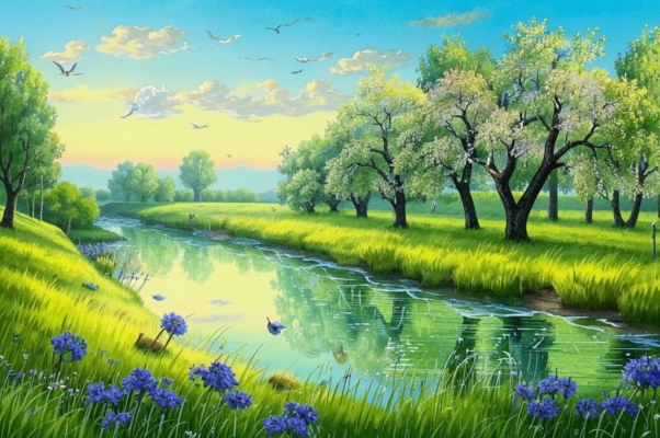 Лето («Июнь.  Пронизан мрак полночны…»)