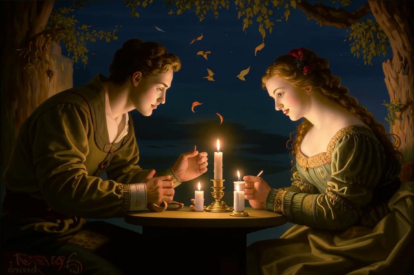 «Мы при свечах болтали долго...»