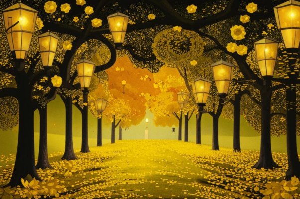 «Падают желтые листья с ветвей...»