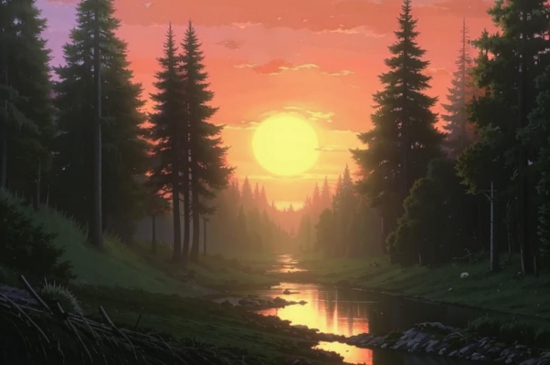 «Печальный румянец заката...»