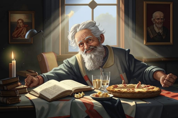 «Сером сюртучке, пероломлен книгу...»