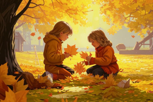 «Желтыми листьями дети играли...»