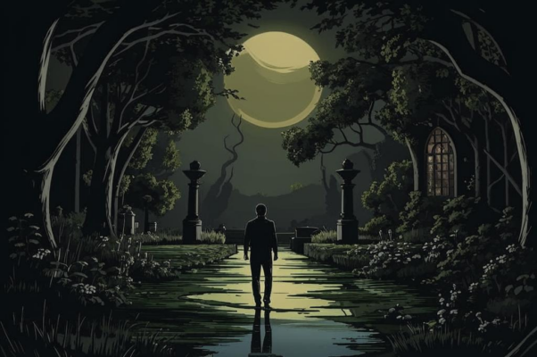 «В ночной пустьшной тишине...»