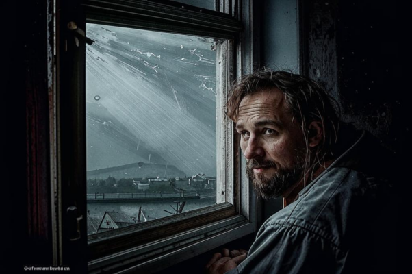 «Глядел в окно могучий воздух...»