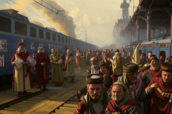 Беженцы («Бегут чредой встревоженные годы…»)