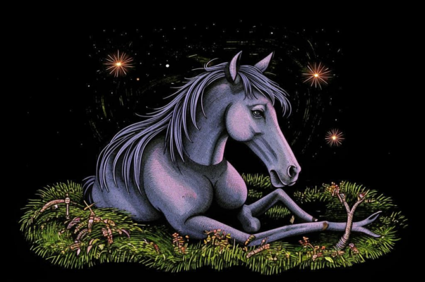 «в репей закутаная лошадь...»