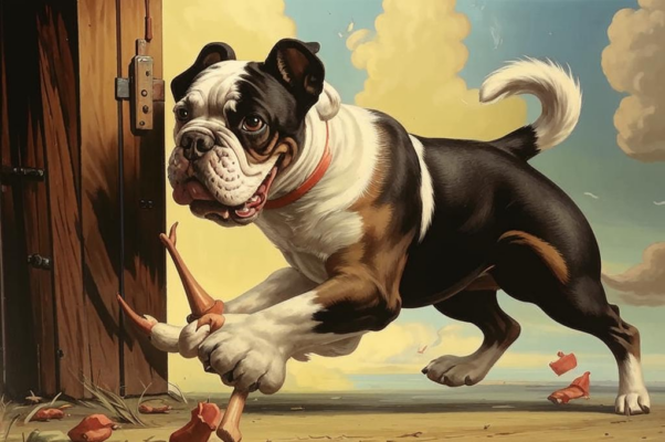 Бульдог и таксик