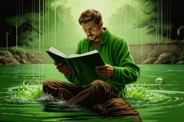 «открыв наук зелёный том...»