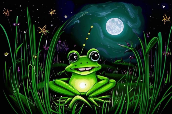 «блоха болот / лягушка...»