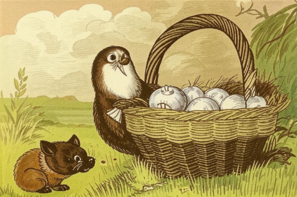 «Сидел в корзине зверь...»