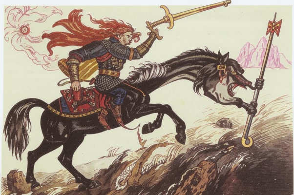 «Дрался воин первый мечник...»