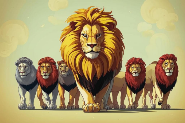 Лев на войне