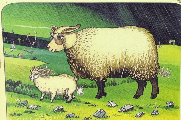 Овца и Дождь