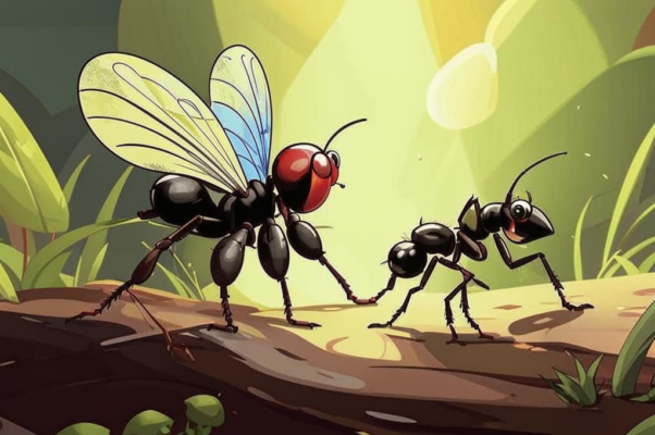 Муравей и Муха