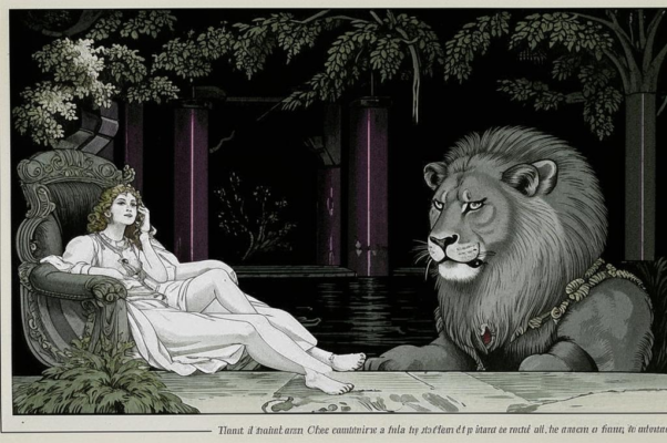 Лев и мудрая змея