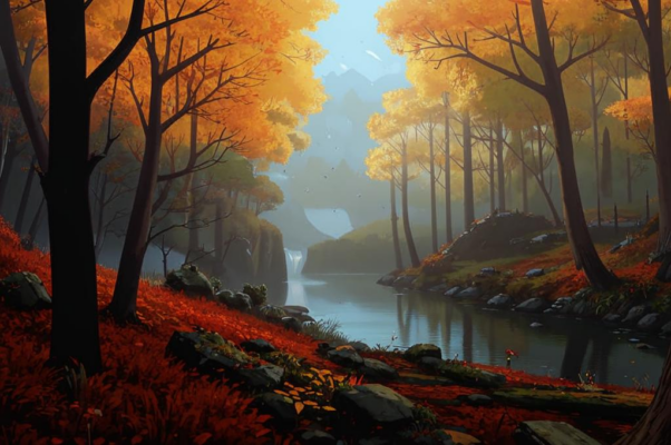 Осень («Борей свирепыми крылам…»)