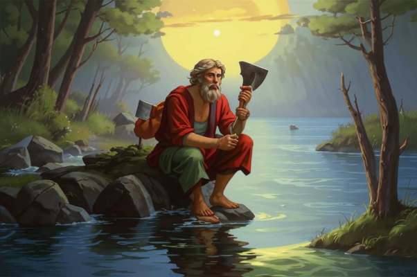 Топор («На берегу реки мужик дрова рубил…»)