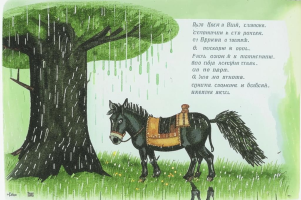 Осел и Рябина