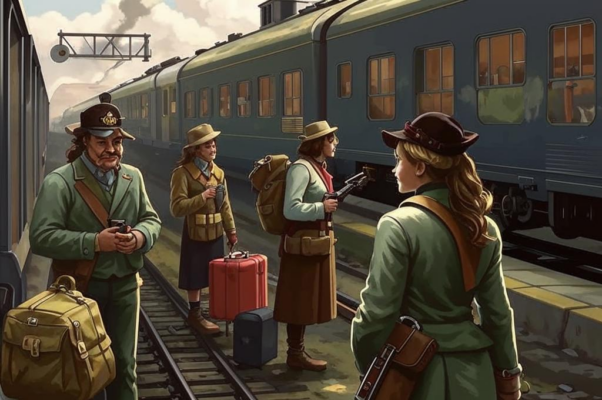 «С грохотом летели мимо тихих станций...»