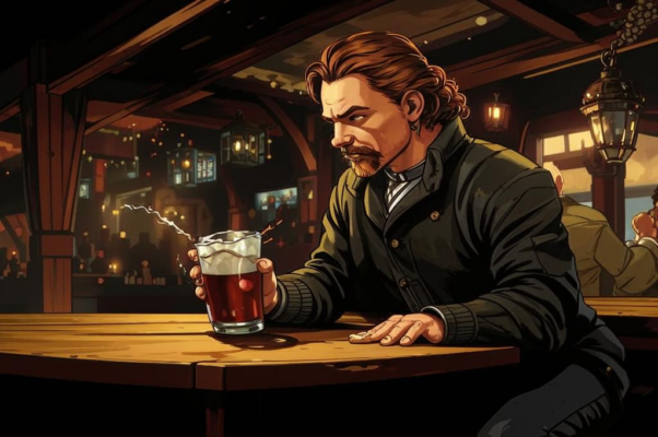 «В пивной слышен мат...»