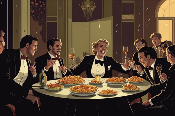 «Икру и пирожные ели...»