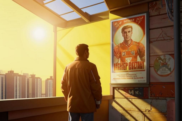 «На стене висит афиша...»