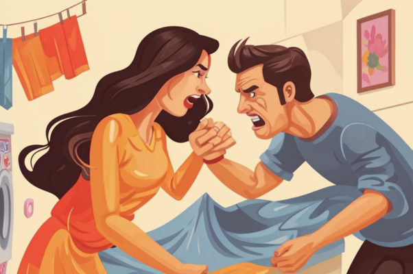 «Они вцепились в волоса друг другу...»