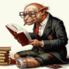Разговор человека с мышкой, которая ест его книги