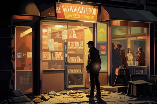 «В лавке запах пота...»