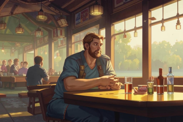 «В пивной накурено...»