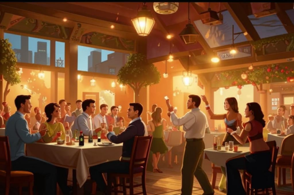 «В ресторане выпивали...»