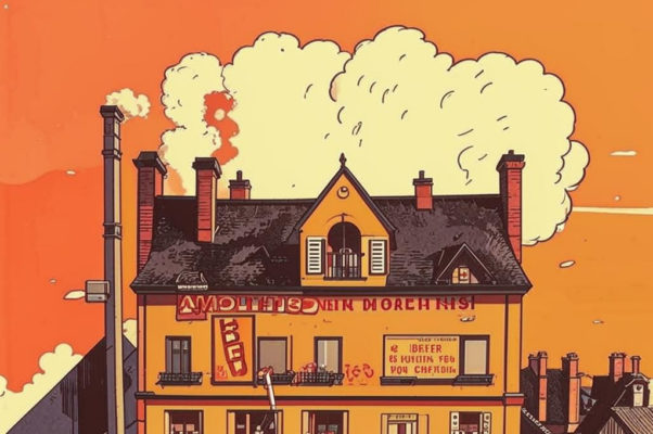 «На крыше реклама: «Курите табак...»