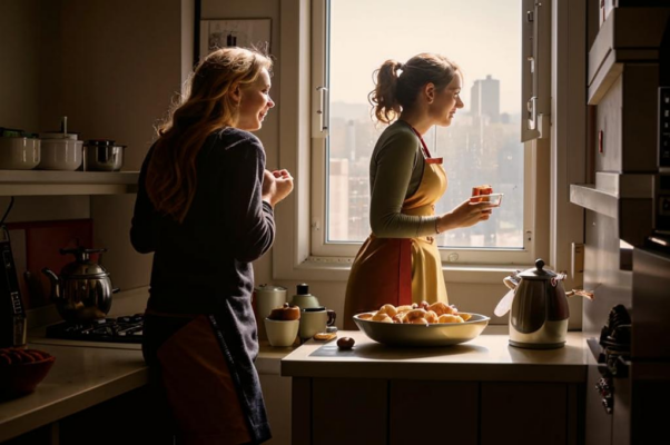 «Она на кухне жарила картошку...»