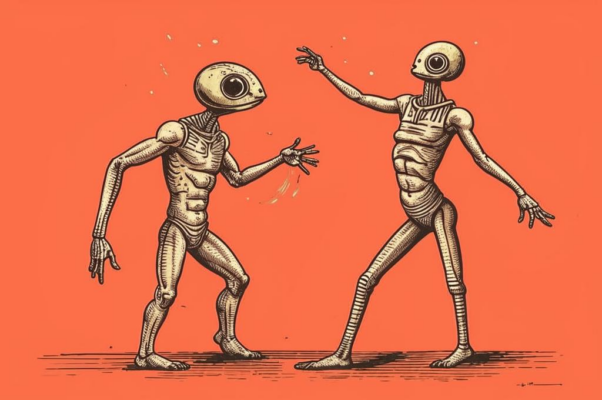 «Пара марсиан...»