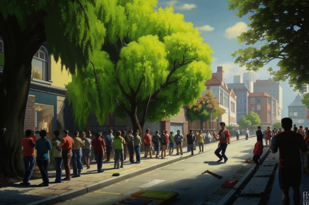 «Улица. Липа. Толпа...»