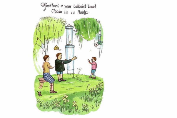 Объявление («Родители/ Пусть ваши дети/ Не лазят в дырк…»)