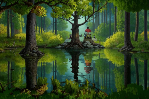 «Весь в сазаньих плавниках...»